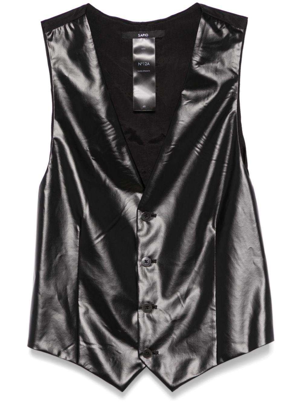 Gilet N°12 Garza Spalmato SS25N12A GARZA SPALMATO SAPIO 