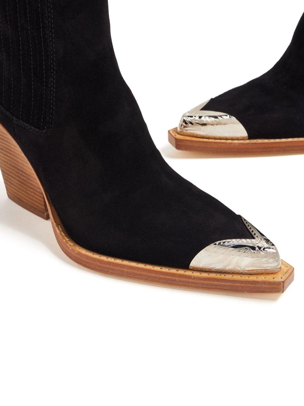 Dallas Embellished Toe Ankle Boot PX959XV003 BLACK PARIS TEXAS 