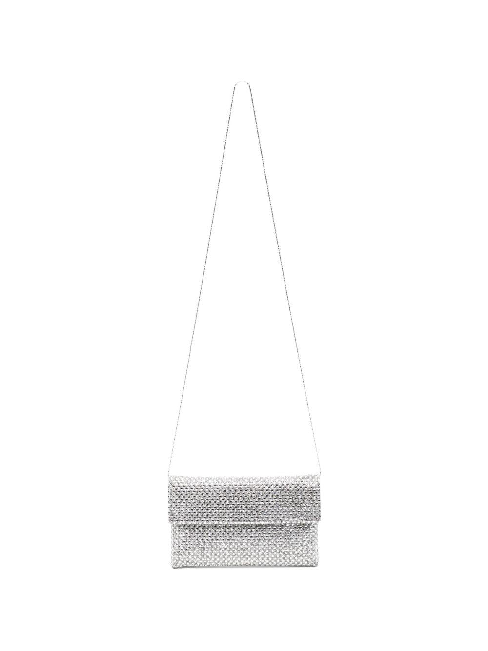 Pochette Morna impreziosita da cristalli BAG0006462P ARGENTO TWENTY FOURHAITCH 