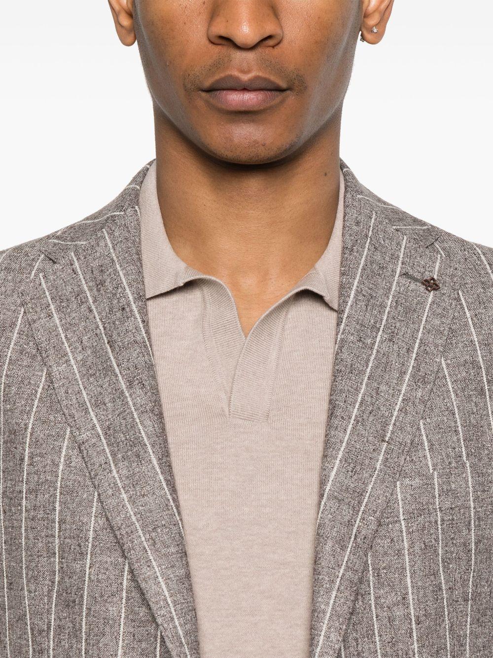 Blazer monopetto gessato 1SMC22KPE850049R25E183 M1306 TAGLIATORE 