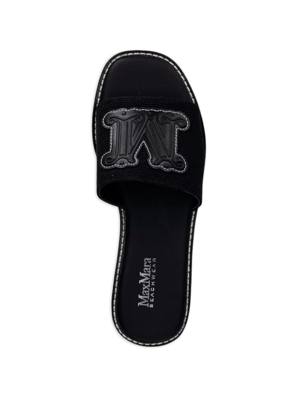 Ciabatte In Canvas BCHCAUCASO 002 NERO MAX MARA 