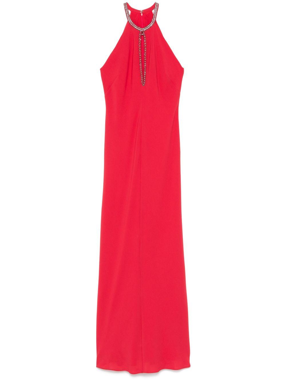 Abito lungo Fernet FERNETMM10230 006 ROSSO MAX MARA STUDIO 