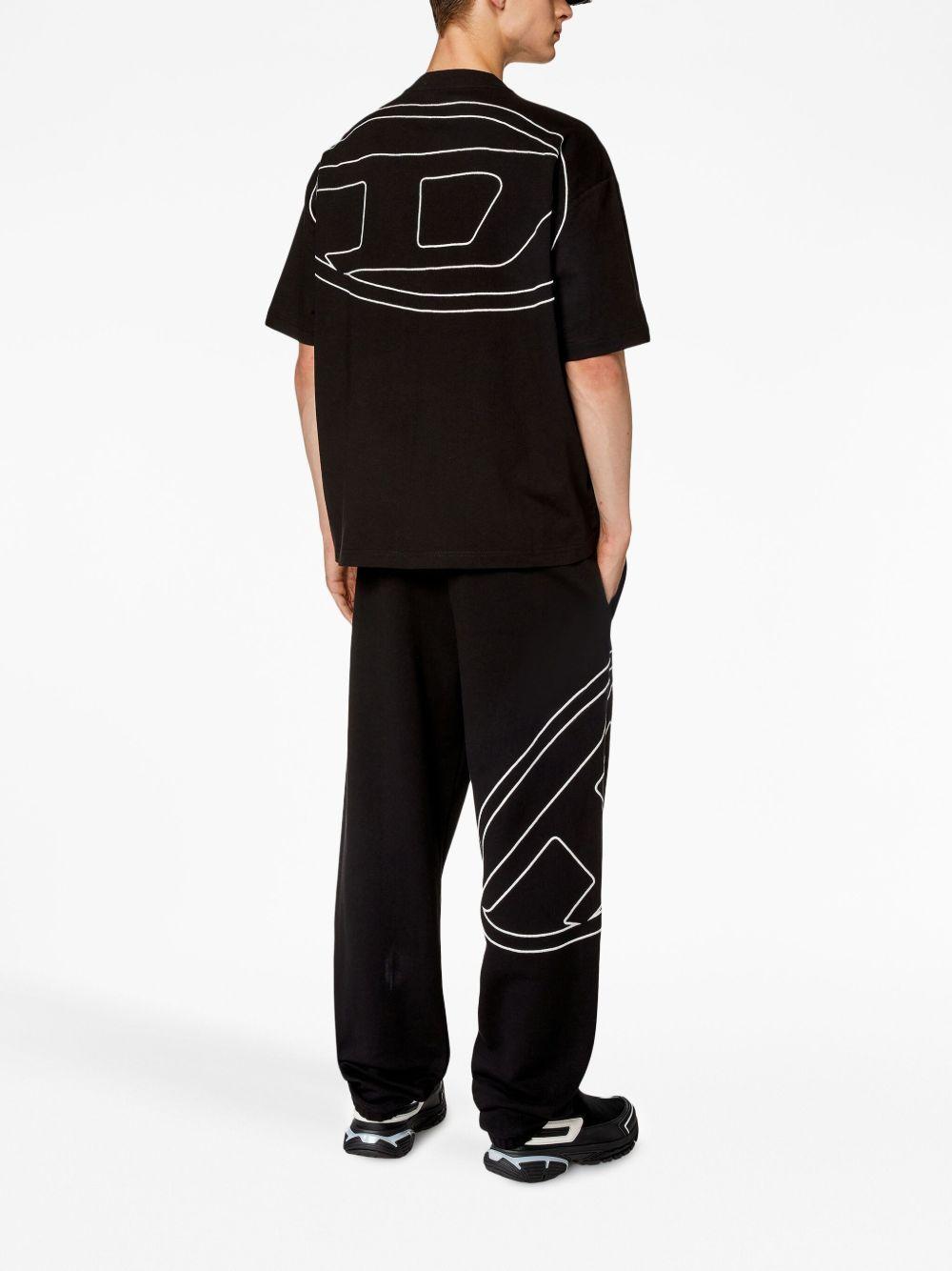 T-Boggy-Megoval-D T-Shirt A113020HGAM 9XX BLACK DIESEL 