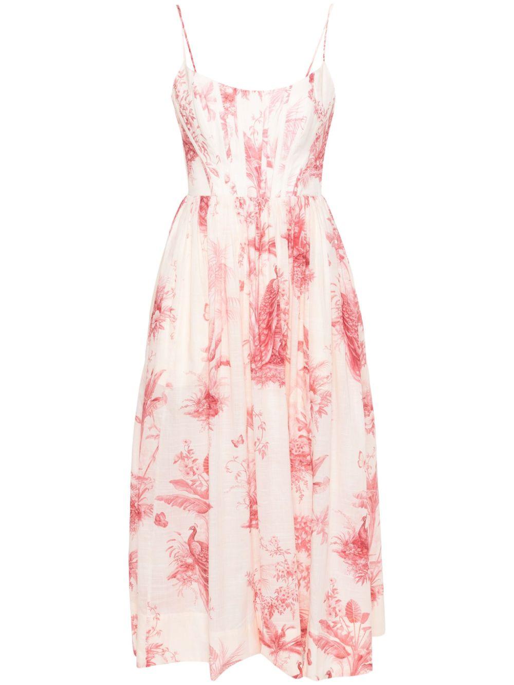  9928DSS243 PINK PALM ZIMMERMANN 