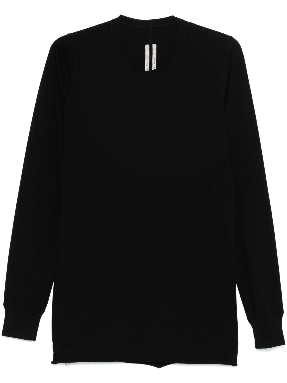 Basic long-sleeve T-shirt RU01E5252JA 09 BLACK RICK OWENS 