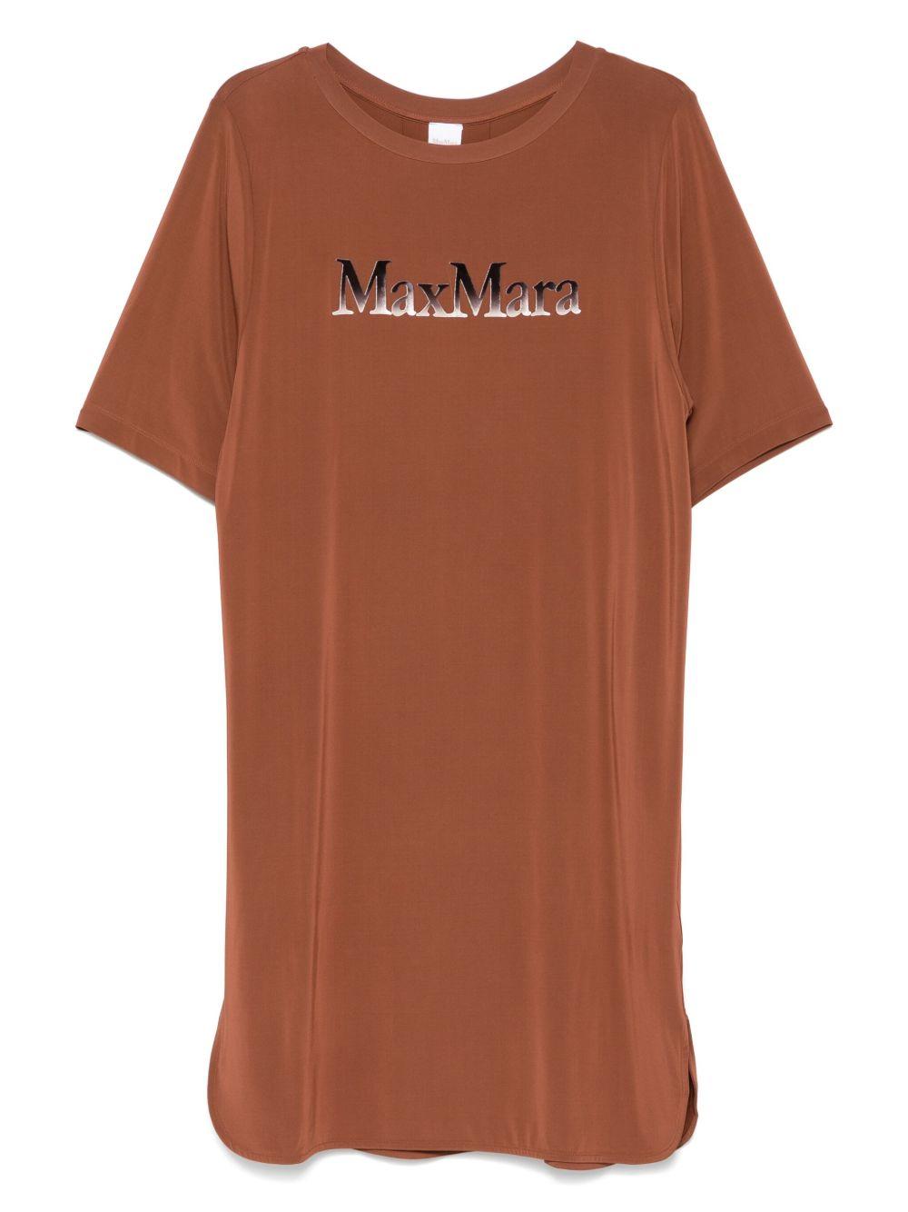 Abito corto Luna LUNAMM13144 004 CACAO MAX MARA 