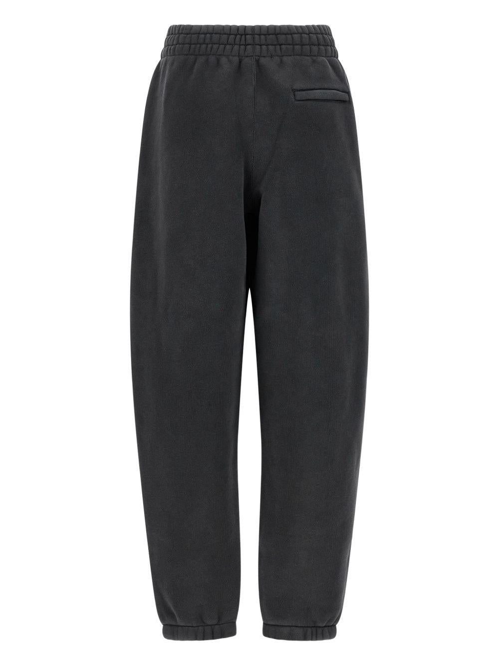 Pantaloni In Felpa Hotfix Logo 4CC1264997 011 WASHED BLACK ALEXANDER WANG 