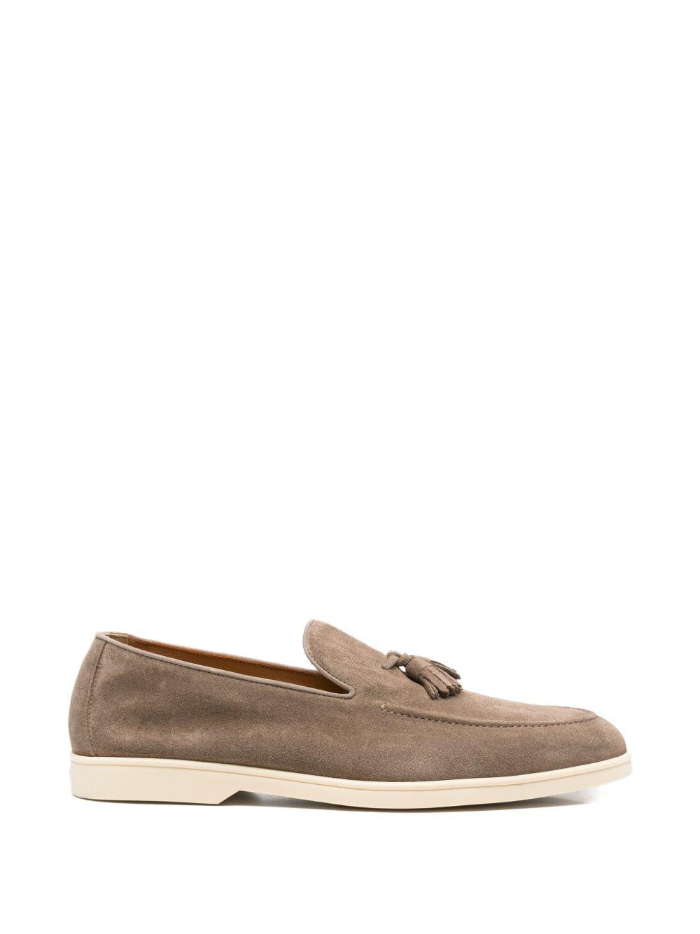 Mocassino con nappine in suede DU3415NWMAUY009GM08 CACAO DOUCAL`S 