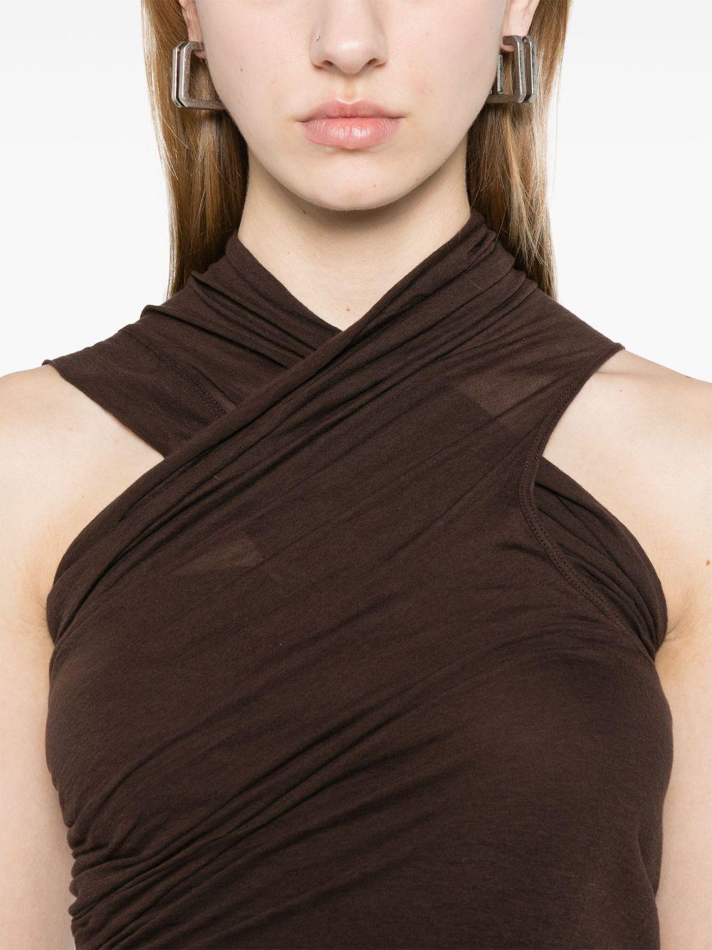 Banana top RP01E7109UC 14 MAHOGANY RICK OWENS 