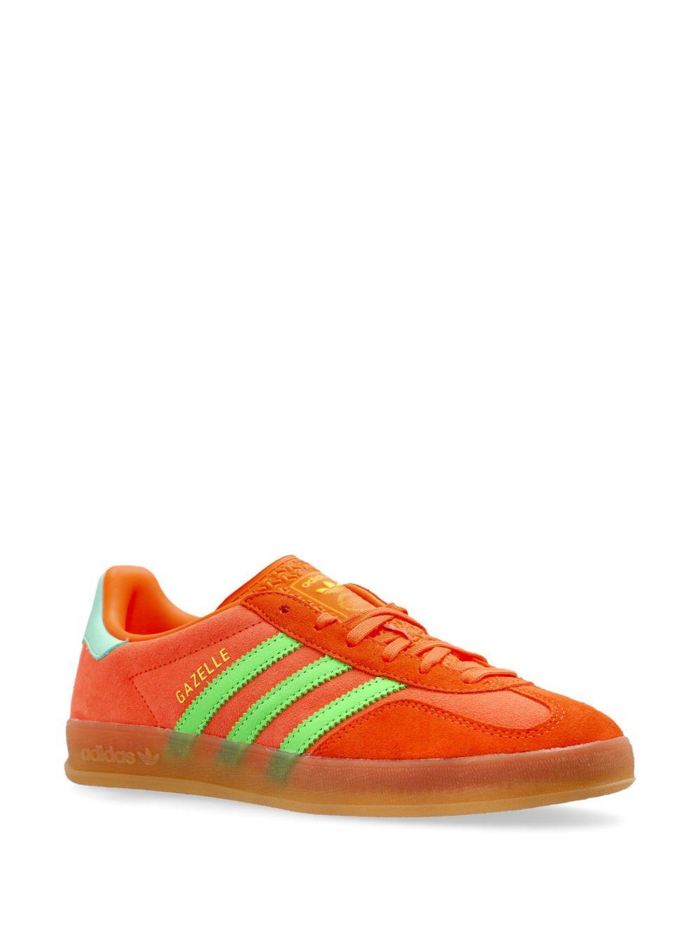 Gazzelle Indoor Sneakers JQ0193 ORANGE WHITE ADIDAS ORIGINALS 