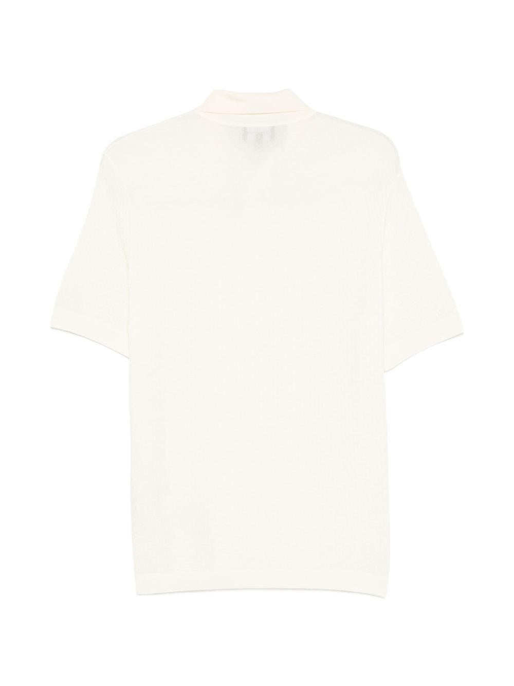Polo in Lana Vergine con Motivo Quadrettato EM004312AF23757 U1107 EMPORIO ARMANI 